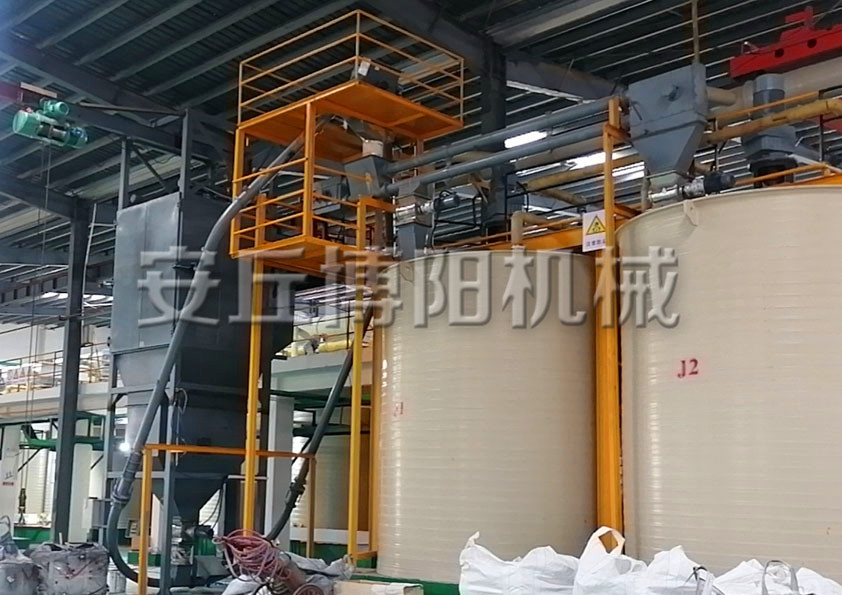 安丘博陽工業(yè)鹽噸袋拆包機的特點是什么？